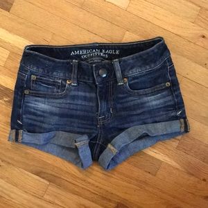 Denim shorts